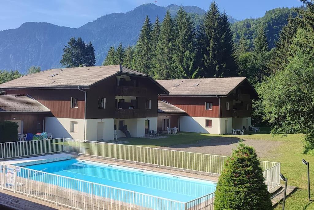 Samoens Residence Grand Tetras 4 Personnes Piscine エクステリア 写真